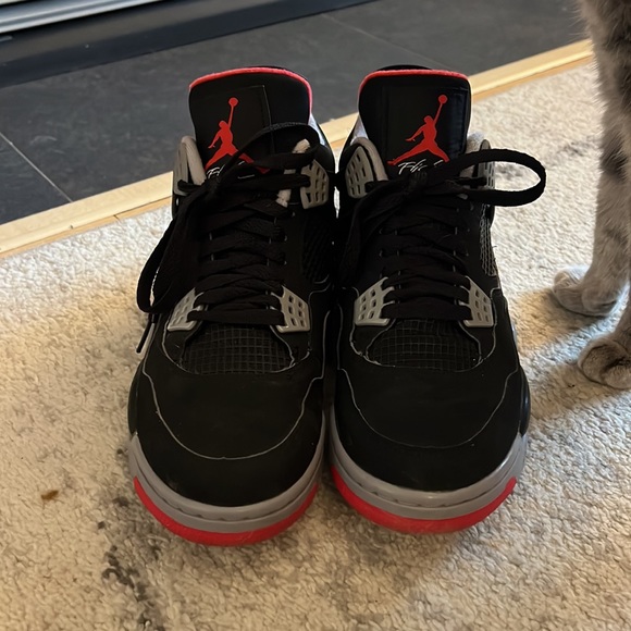 Jordan 4 BRED 2008 CDP SZ 8.5 - Picture 2 of 9